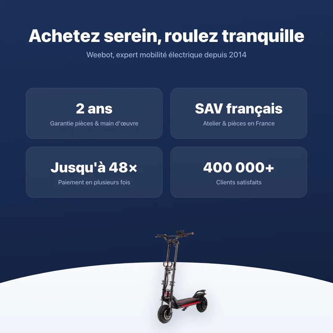 Trottinette Électrique Kaabo Wolf Warrior X Plus - Weebot