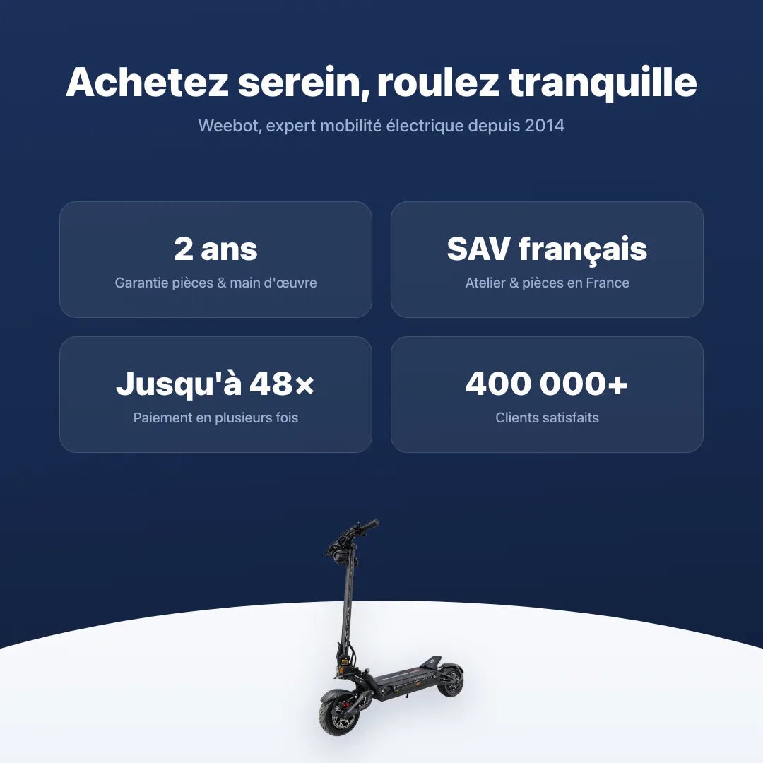 Trottinette Électrique Teverun Fighter Supreme Ultra V2 2026 - Weebot