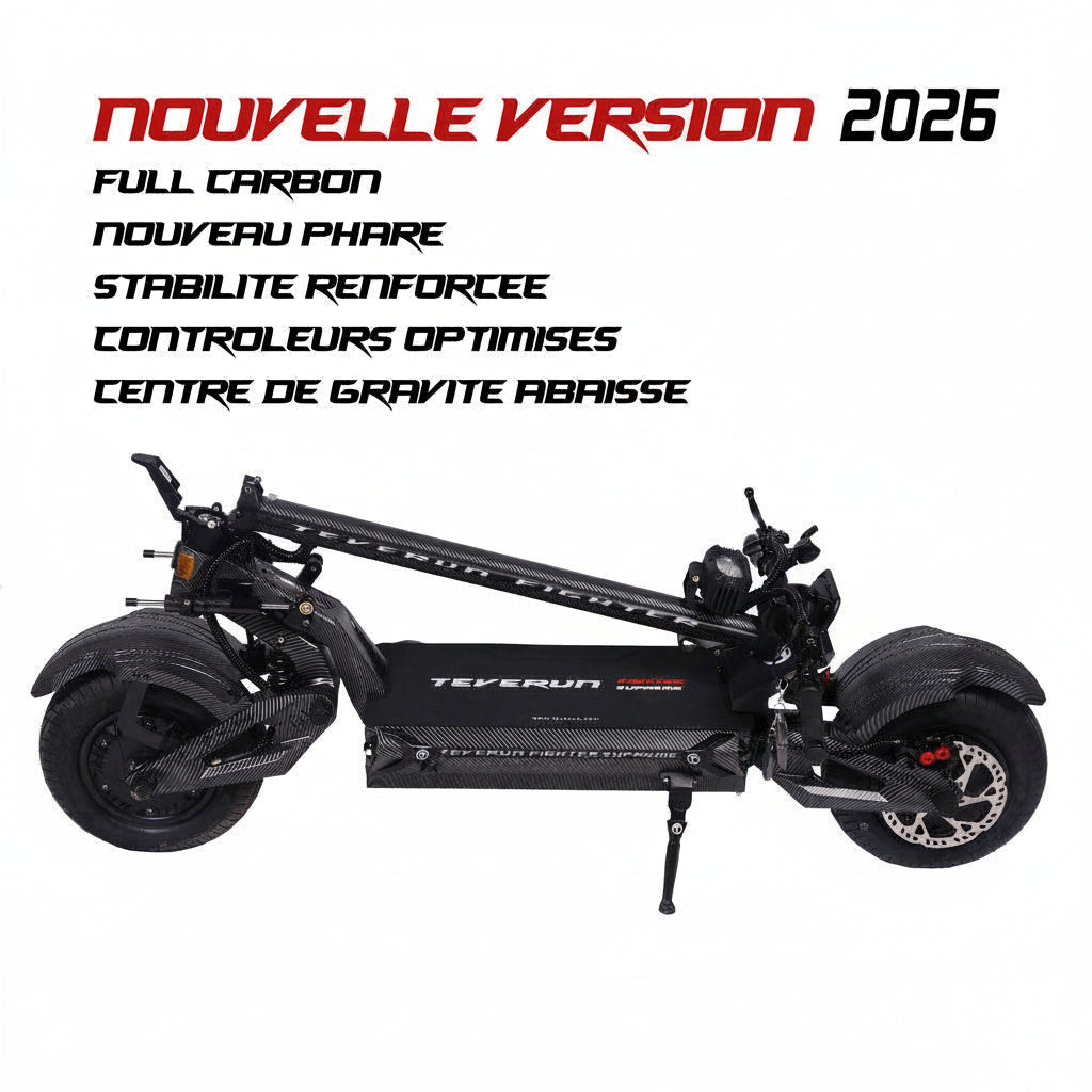 Trottinette Électrique Teverun 7260R V4 2026 : Puissante et Hyper Rapide - Weebot