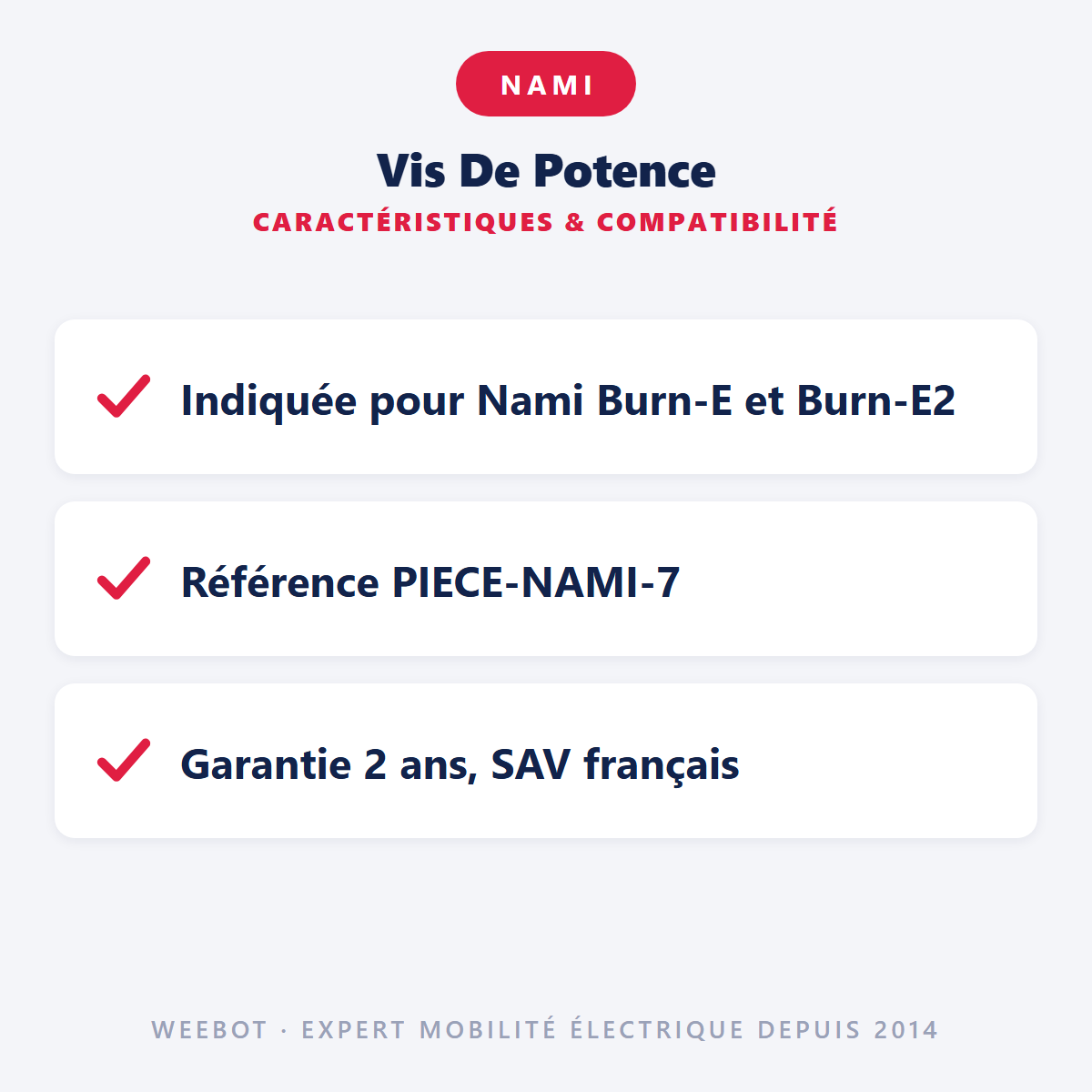 Vis De Potence : caractéristiques et compatibilité