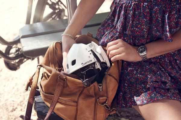 Casque Vélo Pliant Overade Plixi Fit Bleu - Weebot