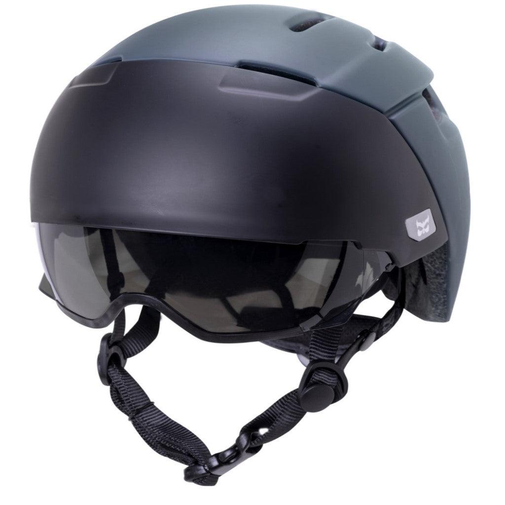 casque kali city visiere mat cem bleu