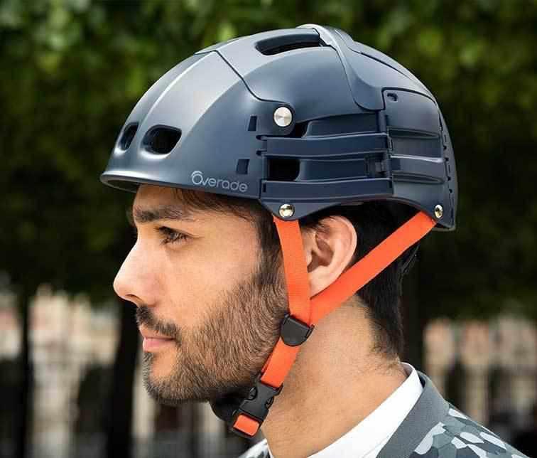 Casque Vélo Pliant Overade Plixi Fit Bleu - Weebot