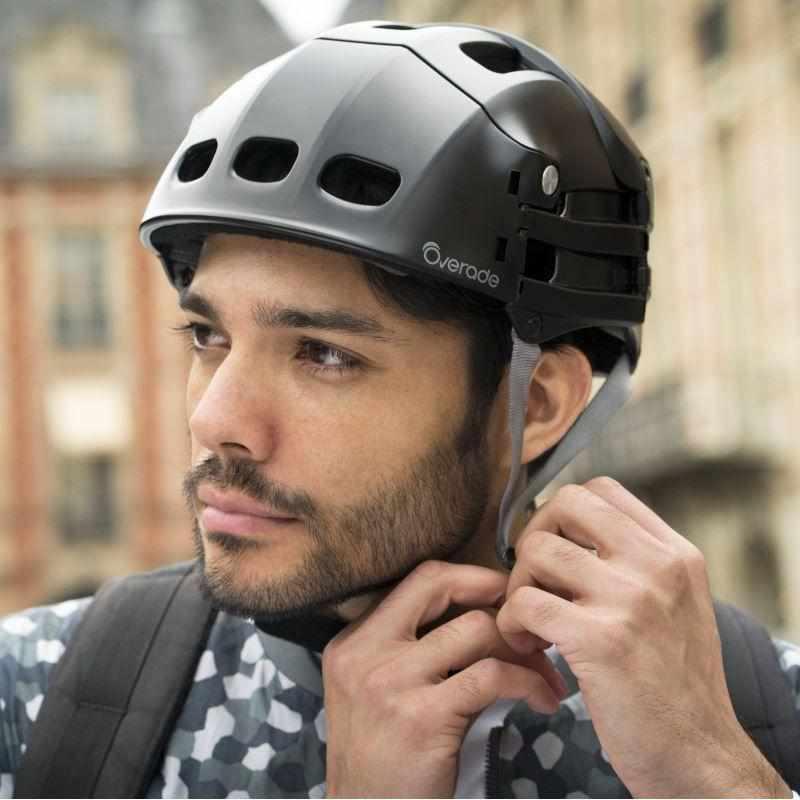 Casque Vélo Pliant Overade Plixi Fit Noir - Weebot