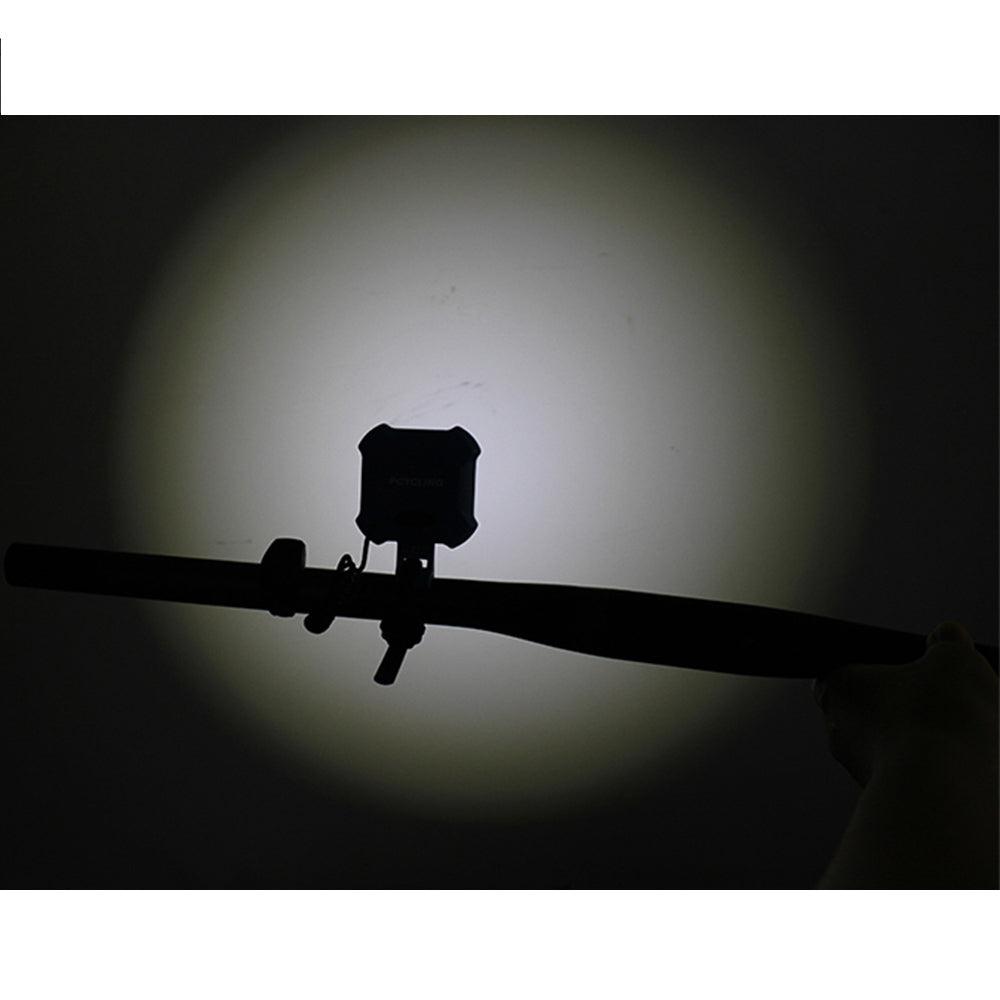 portee lumiere sonnette lumineuse phare avant blanc