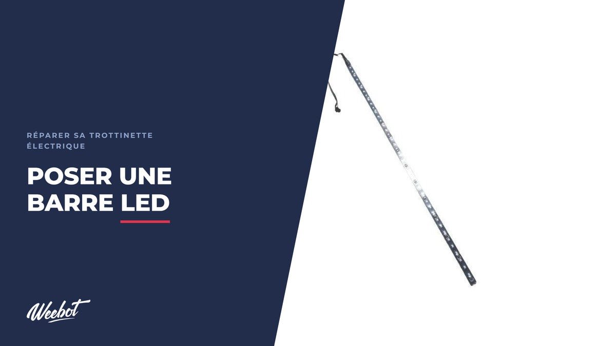 Comment installer une barre LED ou un klaxon sur une trottinette électrique ? - Weebot