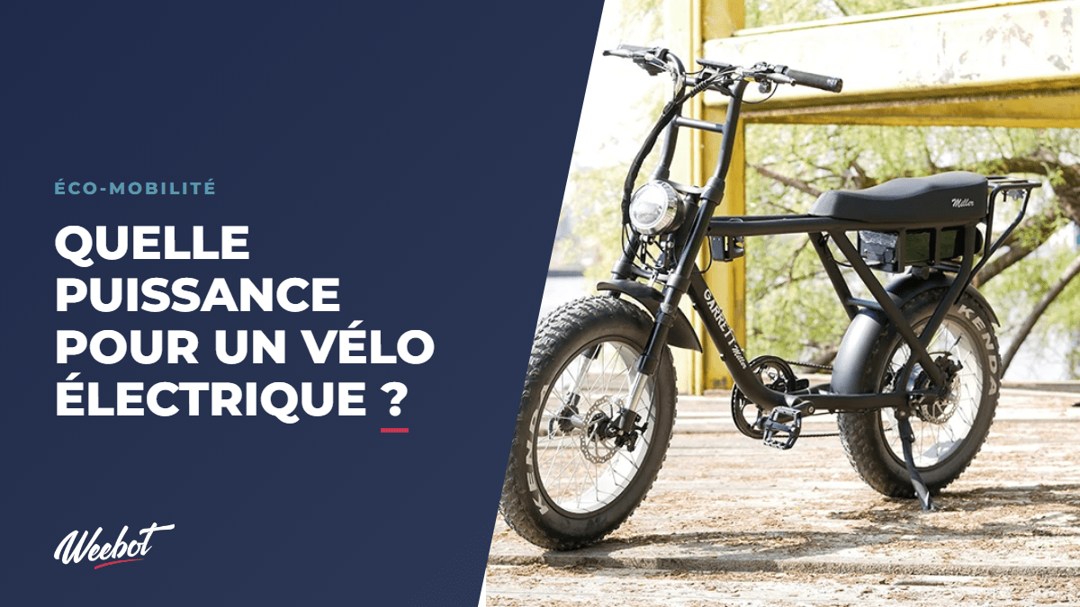Quelle puissance pour un vélo électrique ? - Weebot