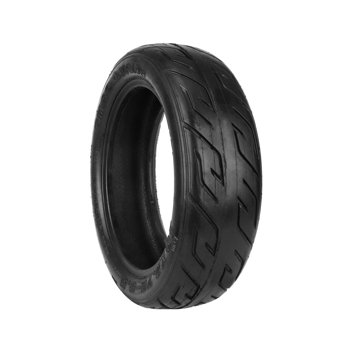 Pneu tubeless Chaoyang 10 pouces noir vu en trois-quarts
