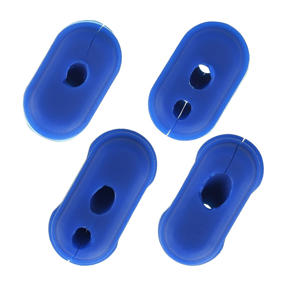 Kit 4 Protections en Silicone pour Câble et Port de Charge Bleu, vue 2