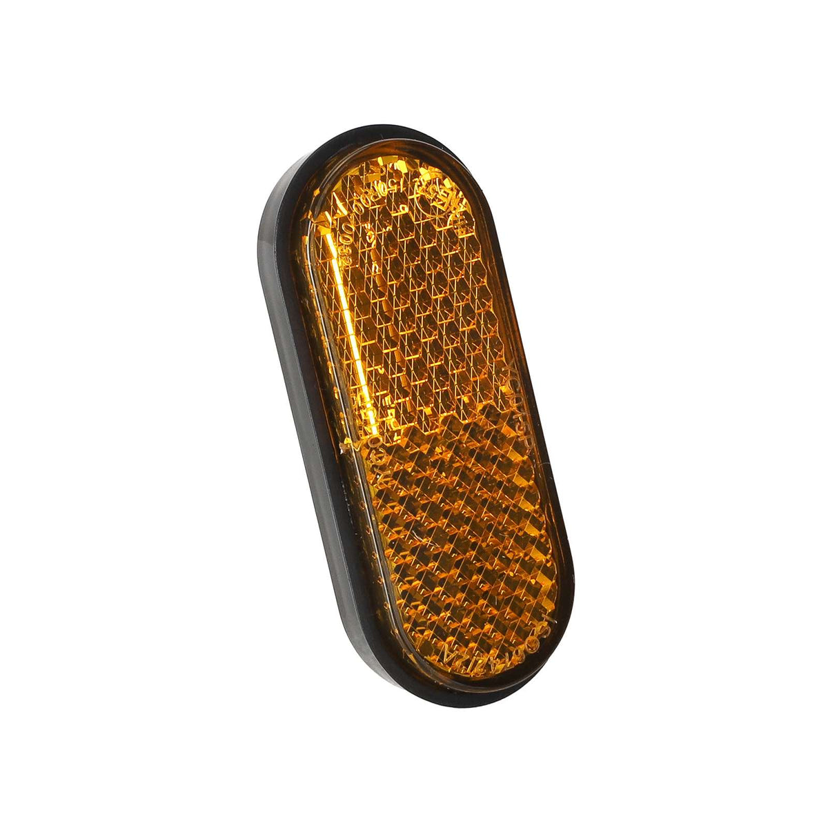 Réflecteur orange et noir d'origine pour fourche avant de trottinette électrique