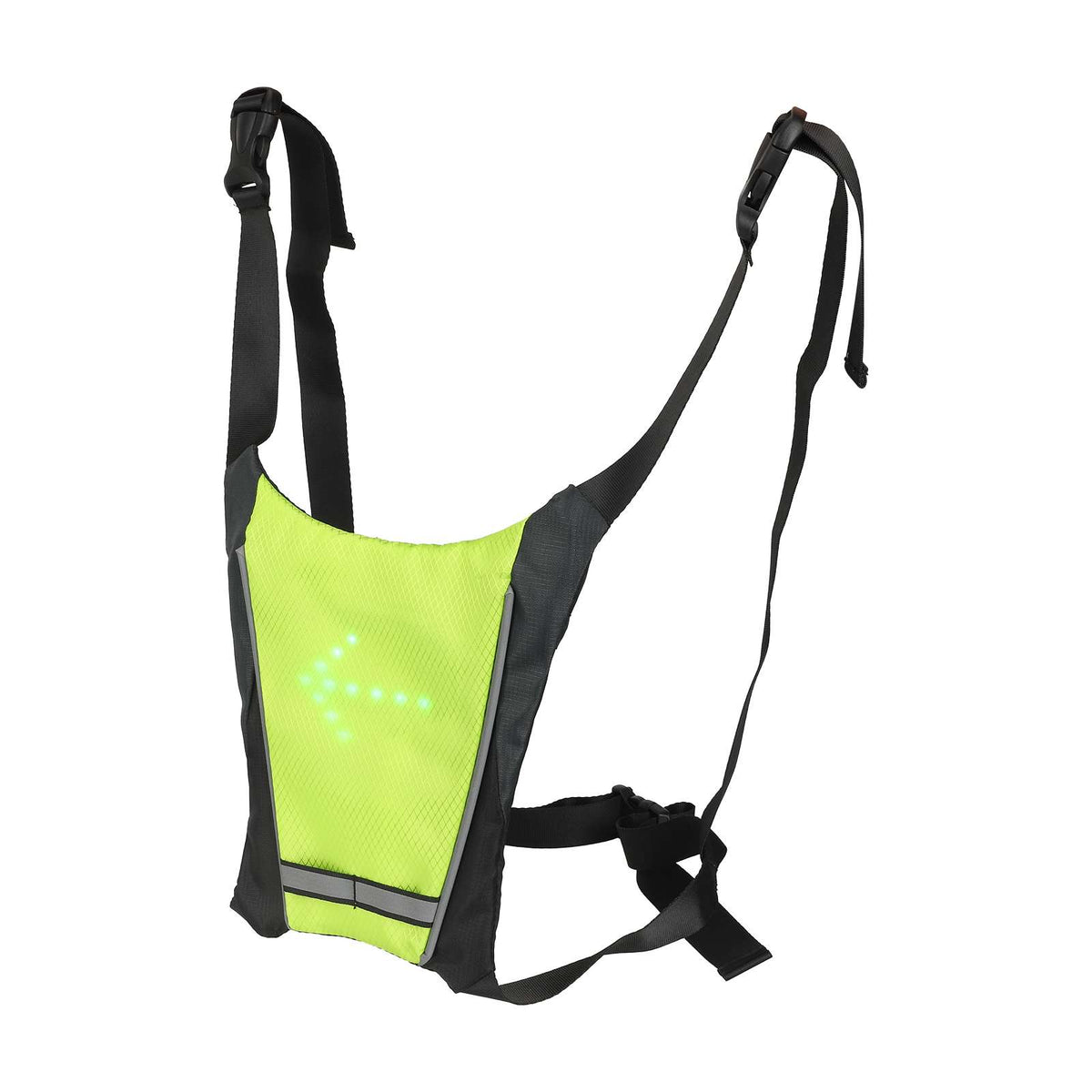 Gilet Lumineux Clignotant Jaune avec Télécommande Sans Fil, vue 3