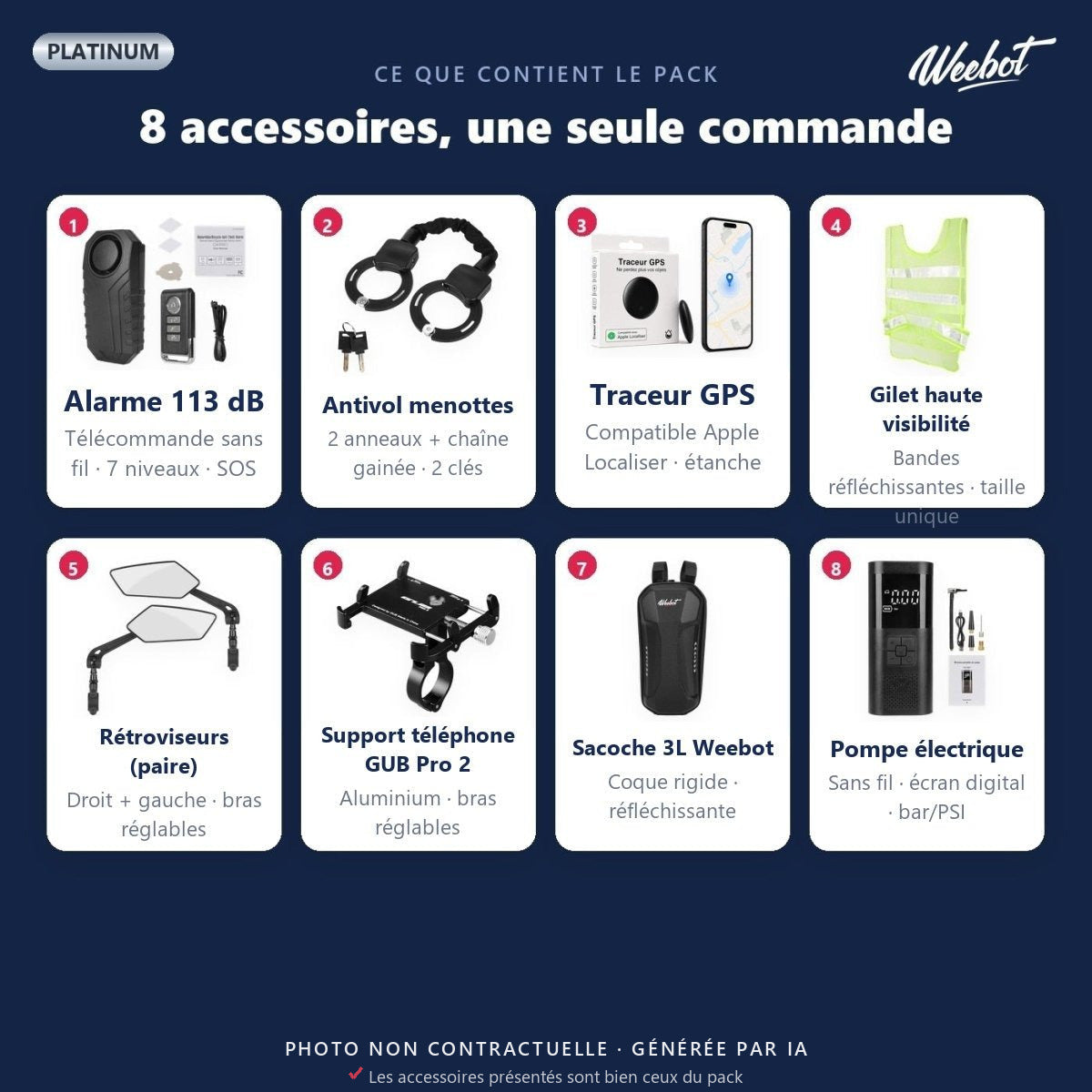 Pack Platinum - Accessoires - Weebot
