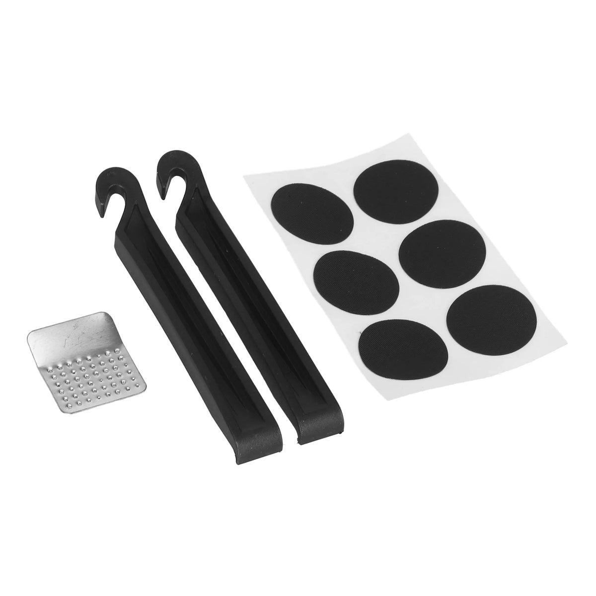 Kit de Réparation Anti-Crevaison avec Rustines, Démontes-Pneus et Râpe, vue 4