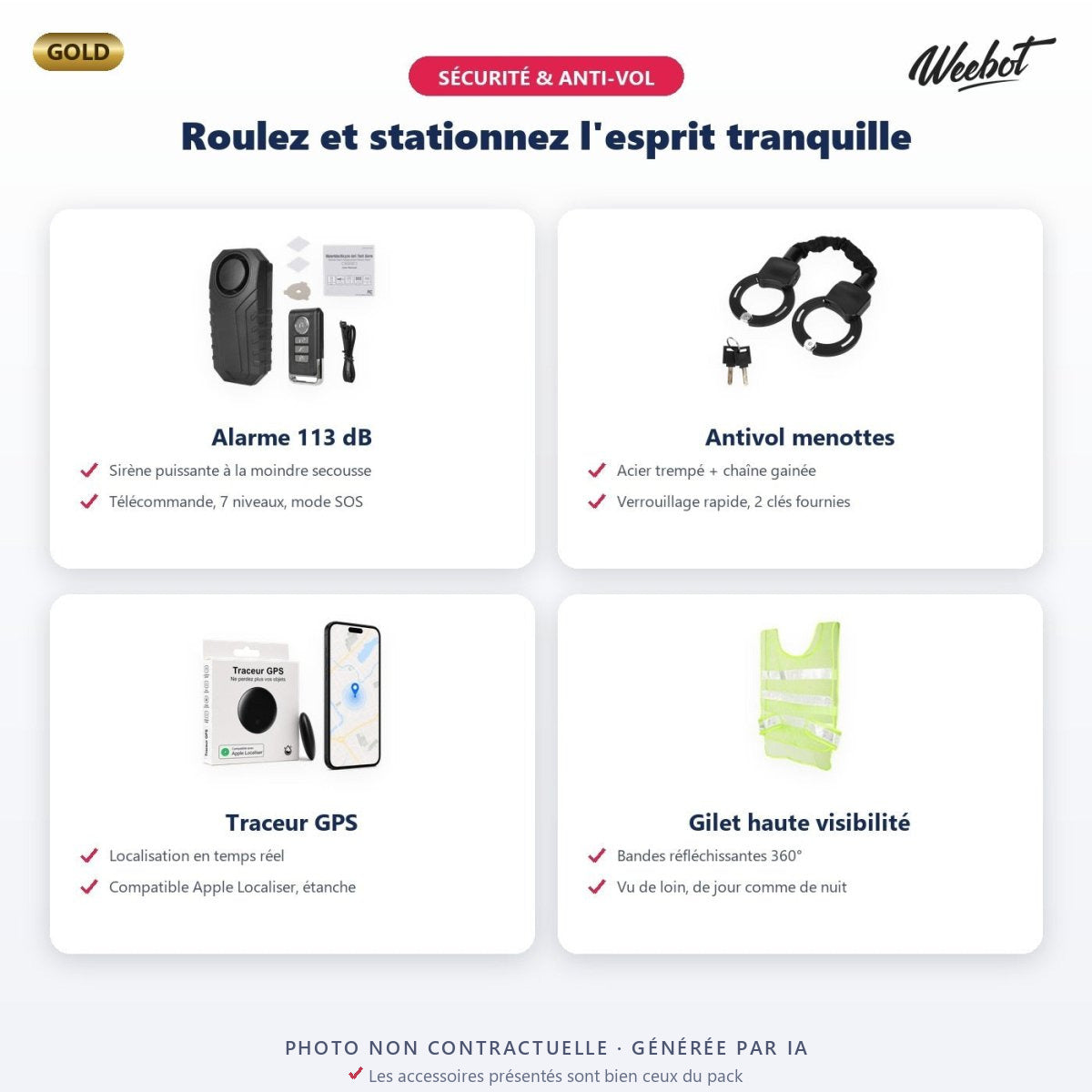 Pack Gold - Accessoires - Weebot