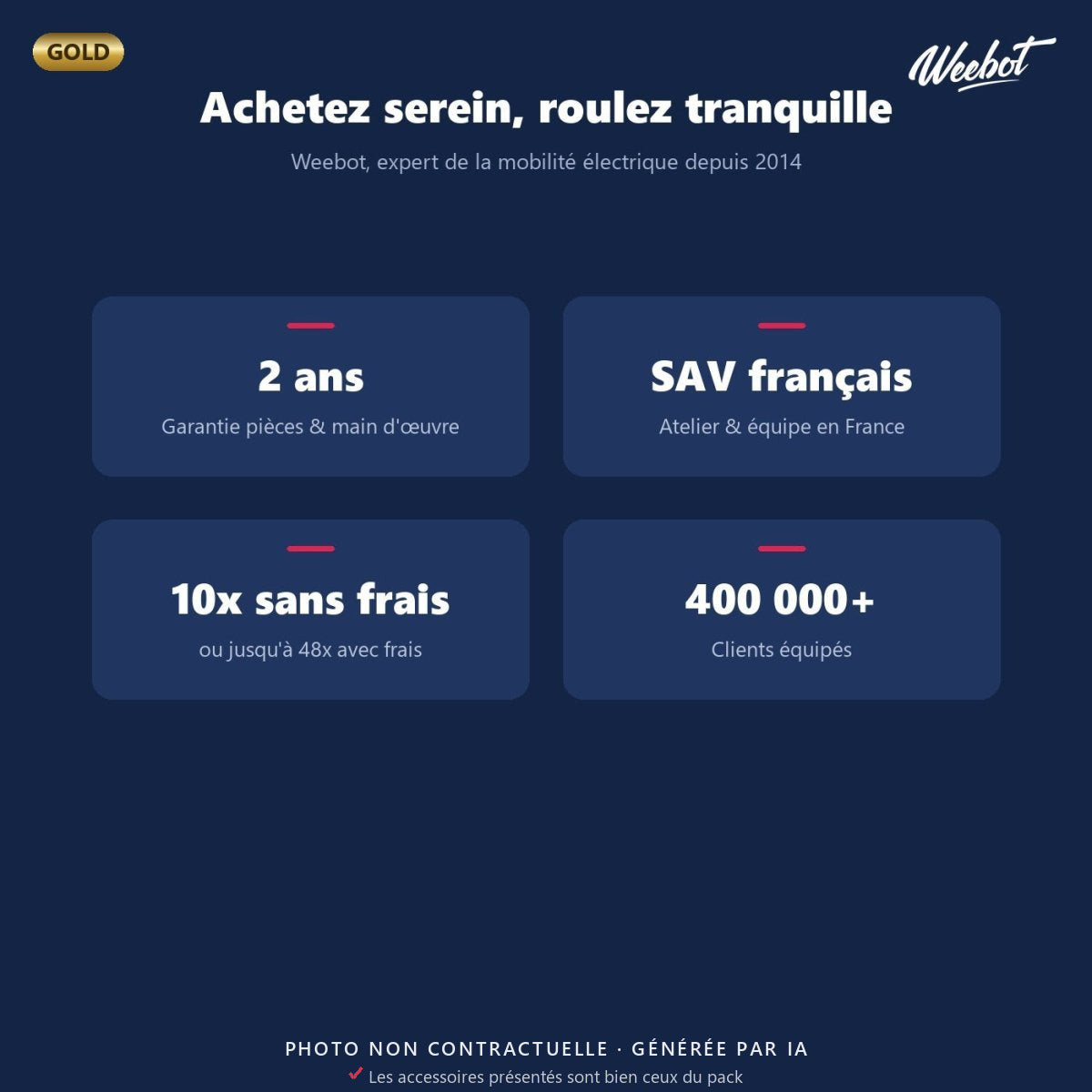 Pack Gold - Accessoires - Weebot