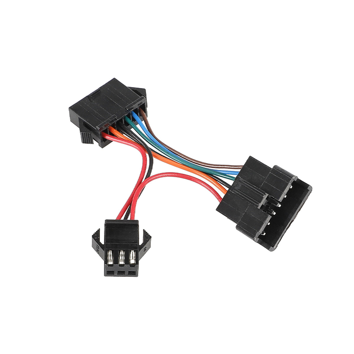 Câble adaptateur pour alarme antivol de trottinette électrique avec connecteurs noirs et fils multicolores