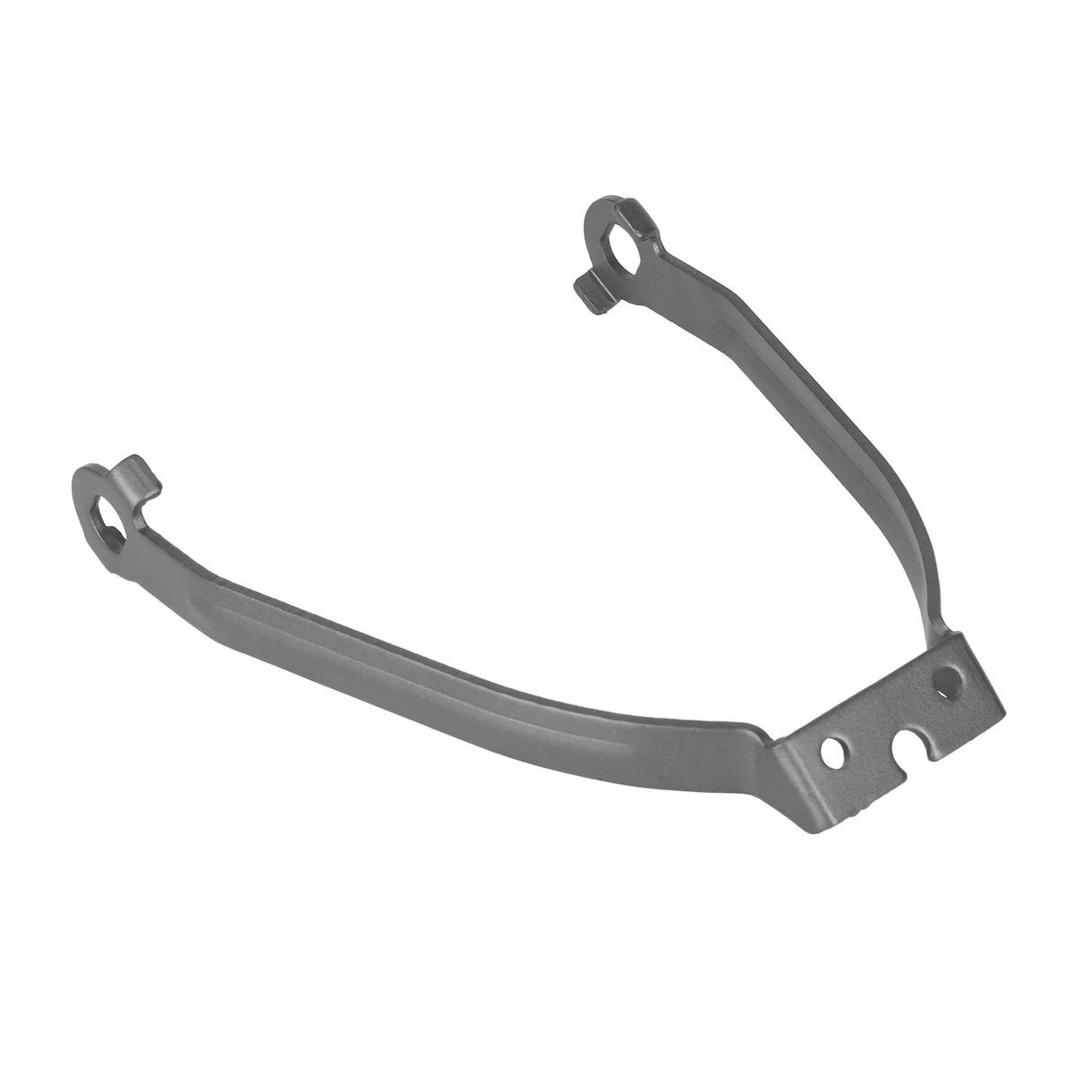 Support de garde-boue arrière d'origine en métal gris pour trottinette électrique