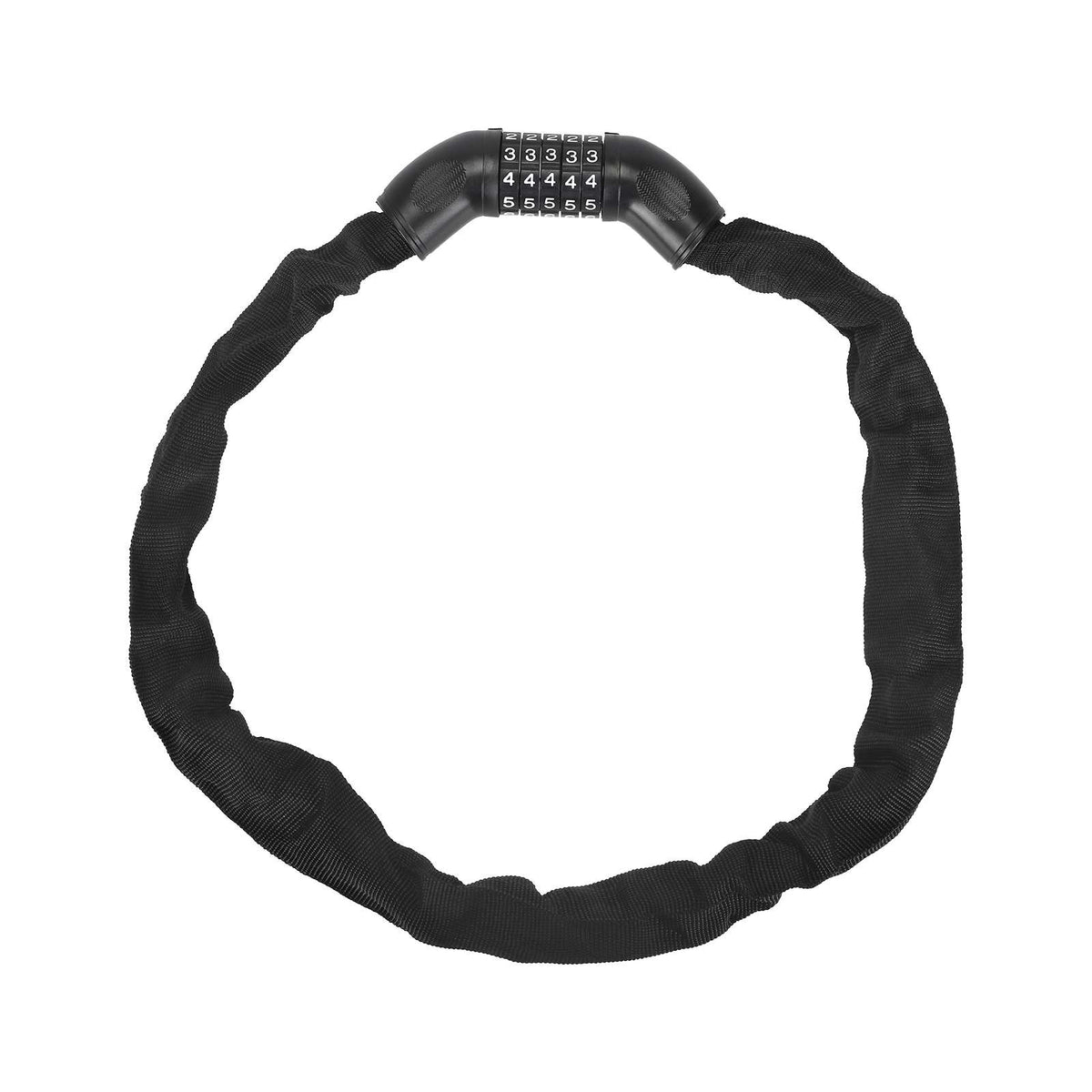Antivol Chaîne à Code 5 Chiffres Noir, vue 4