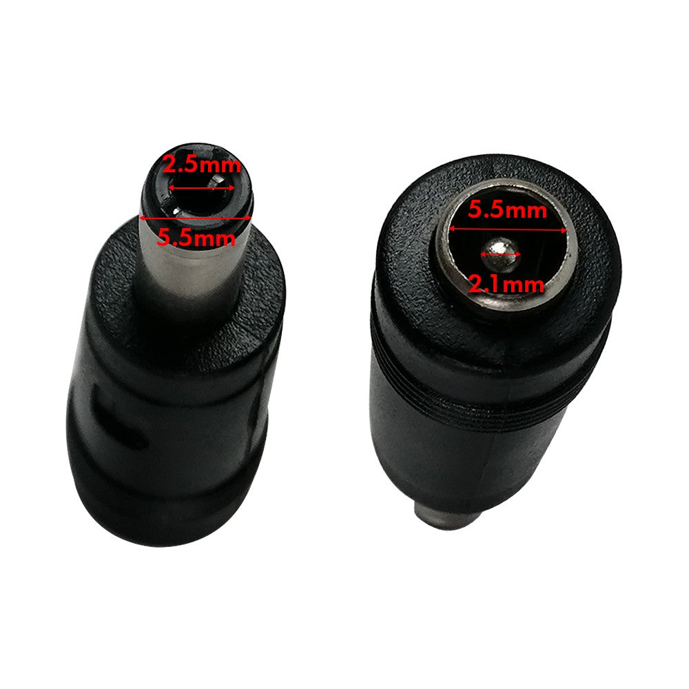 Embout Adaptateur Chargeur DC 5,5-2,5 mm vers 2,1 mm pour Trottinette Électrique