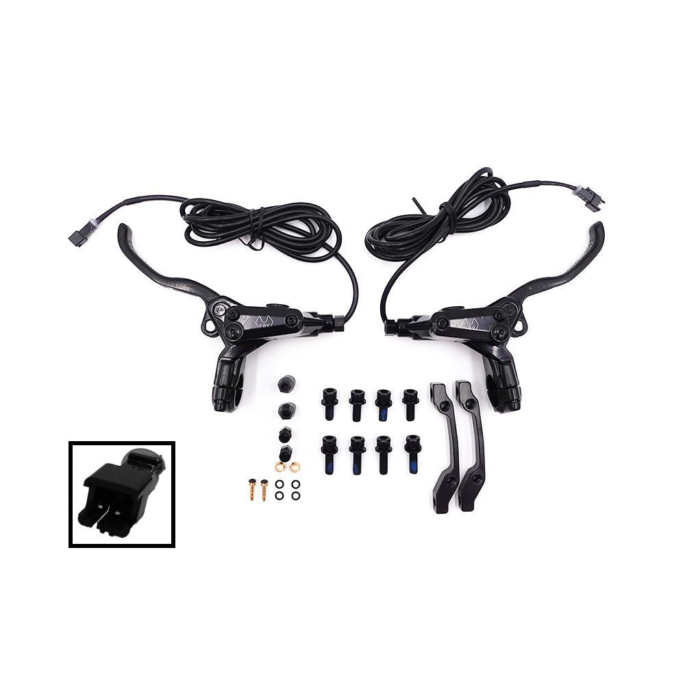 Kit Freins Hydrauliques 4 Pistons FRV avec Connecteur SM (Arrière Droite + Avant Gauche) - Weebot