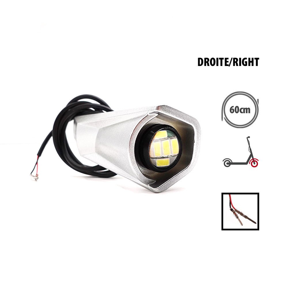 Plastique Avant Droit avec LED pour Trottinette Électrique Dualtron Togo - Weebot