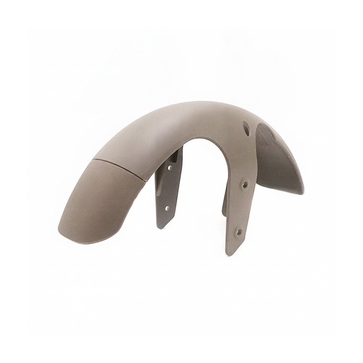 Garde-boue avant gris pour trottinette électrique Xiaomi vu de trois-quarts sur fond blanc