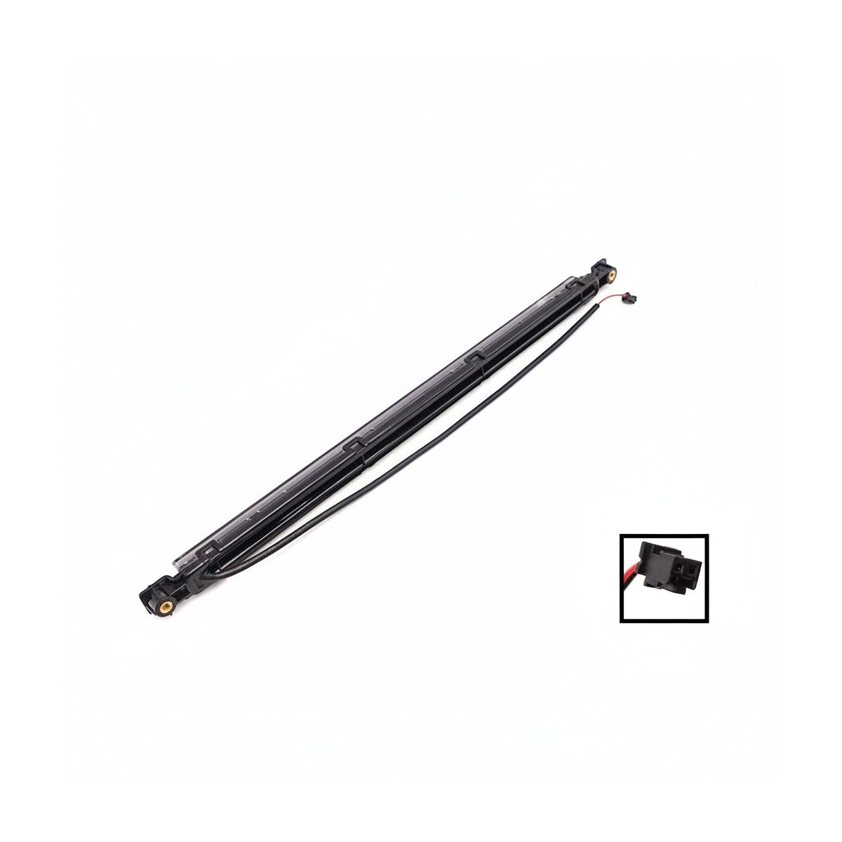 Barre LED droite noire avec son câble de connexion pour trottinette électrique Xiaomi 5 Max