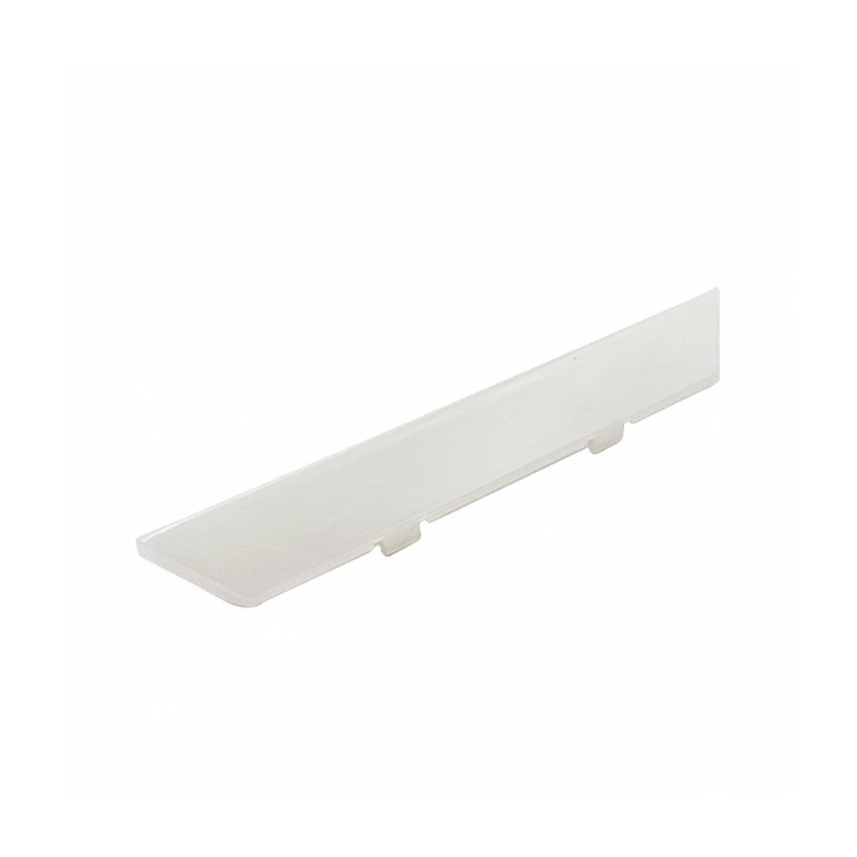 Plaque d'éclairage de deck gauche translucide vue en perspective sur fond blanc