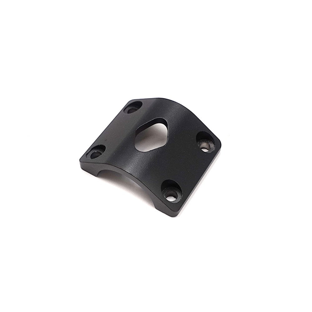 Cache de potence noir pour trottinette électrique vu de trois-quarts