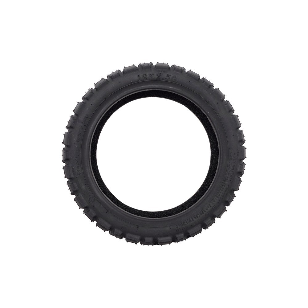 Pneu Tubeless Semi Off-Road 12x2,50 pour Trottinette Électrique