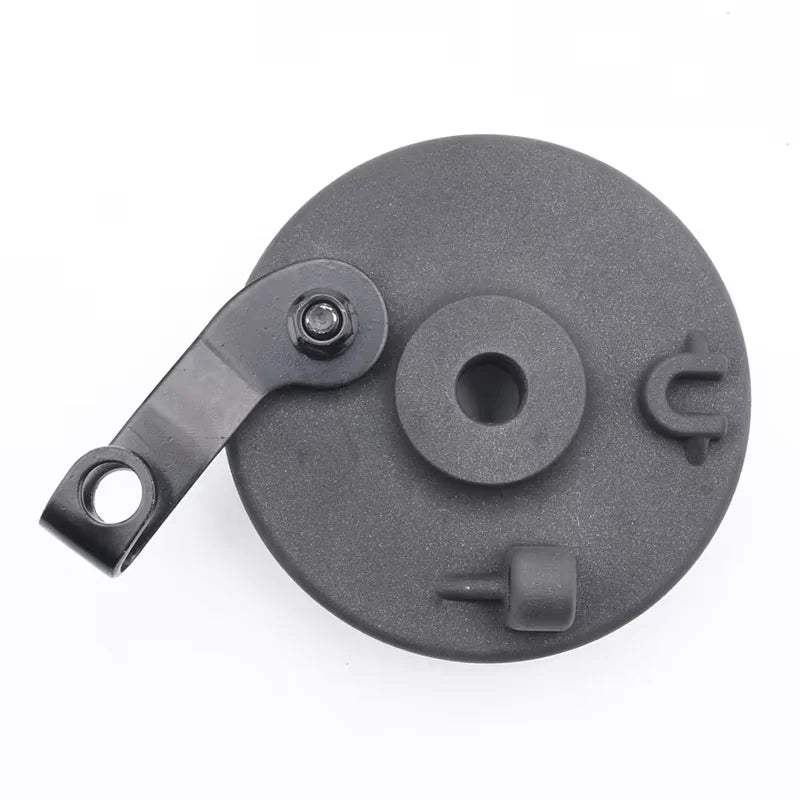 Couvercle de frein à tambour noir pour trottinette électrique