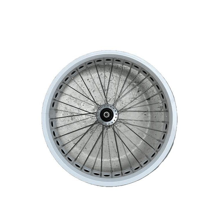 Jante Blanche Avant (Jante, Rayons, Entraxe) pour Vélo Électrique Garrett Miller Z, X et CIty - Weebot