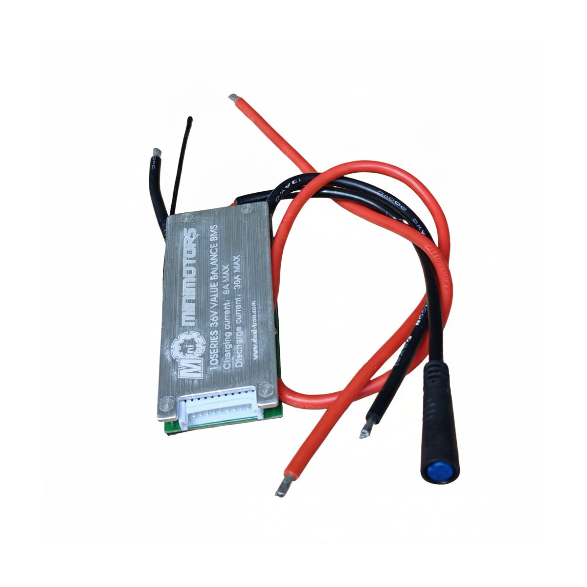 Carte BMS 36V 30A Minimotors avec ses câbles de connexion