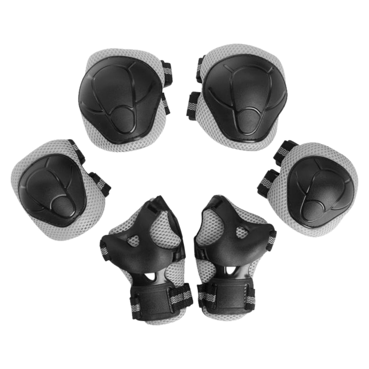 Kit de Protections Enfant 6 Pièces Gris / S