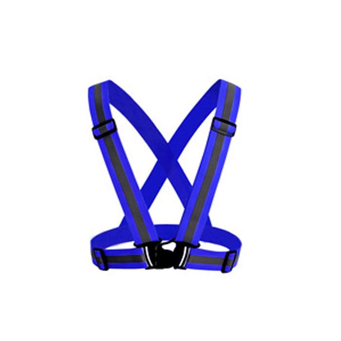 Gilet de signalisation avec bandes réfléchissantes Bleu
