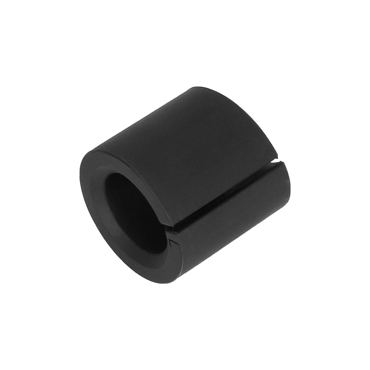 Bague décorative en silicone noir pour guidon côté gauche