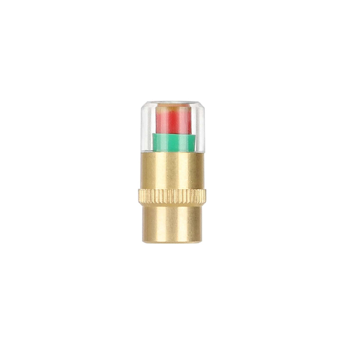 Bouchon de valve indicateur de pression de pneu en laiton avec témoin de couleur