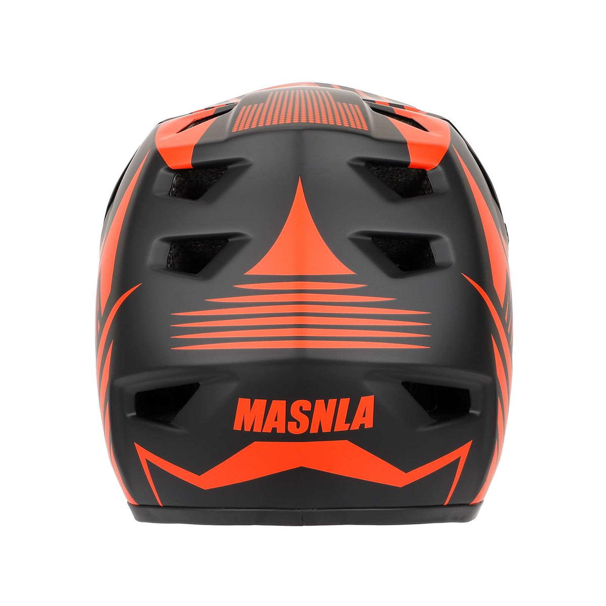Casque Integral Cross XXL Noir et Orange, vue 4