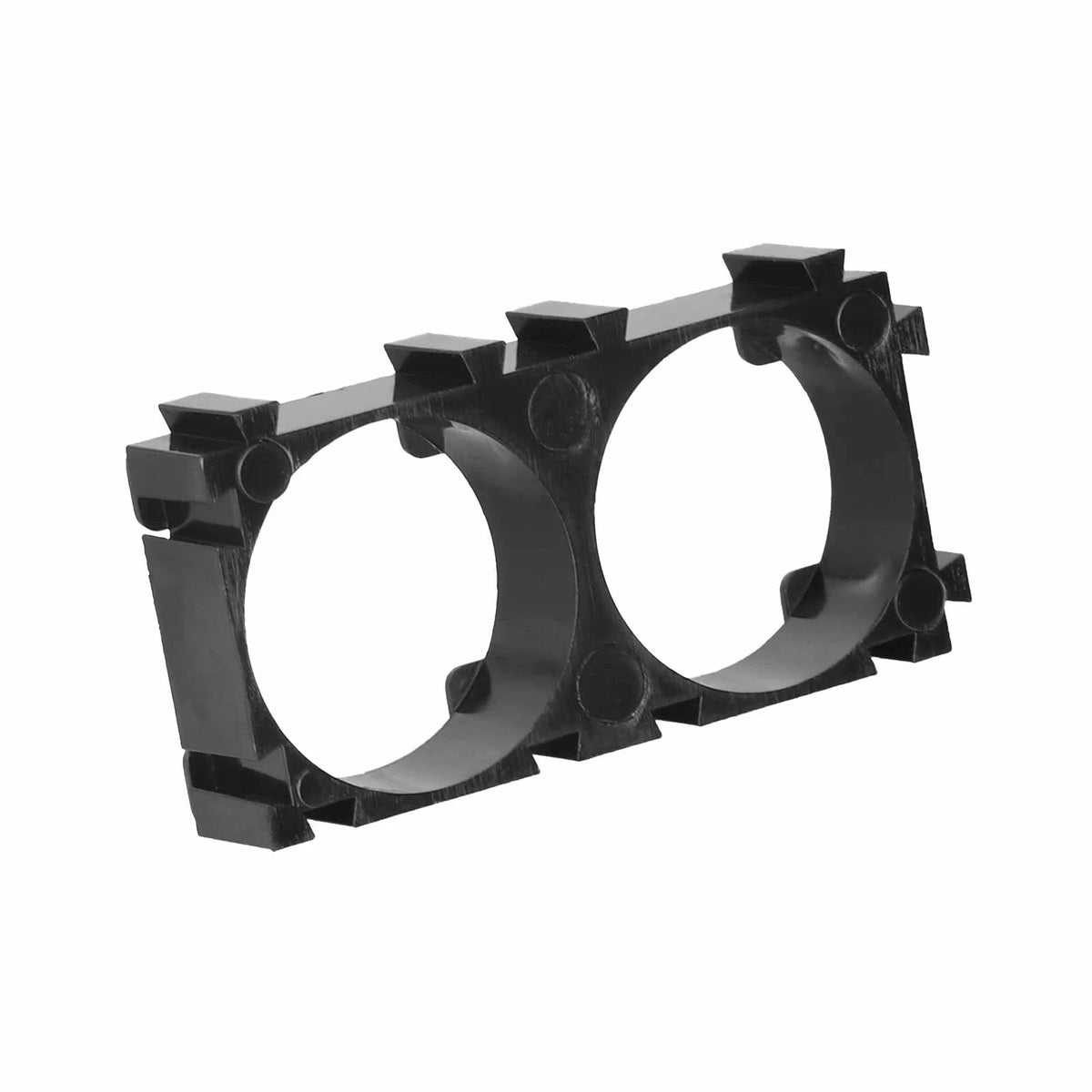 Support de Batterie 18650 Plastique (1x2 Cellules), vue 3
