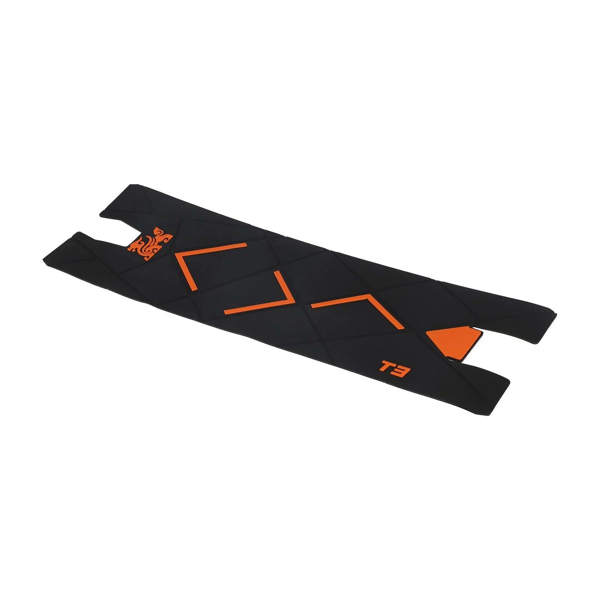 Grip d'origine noir et orange pour deck de trottinette électrique