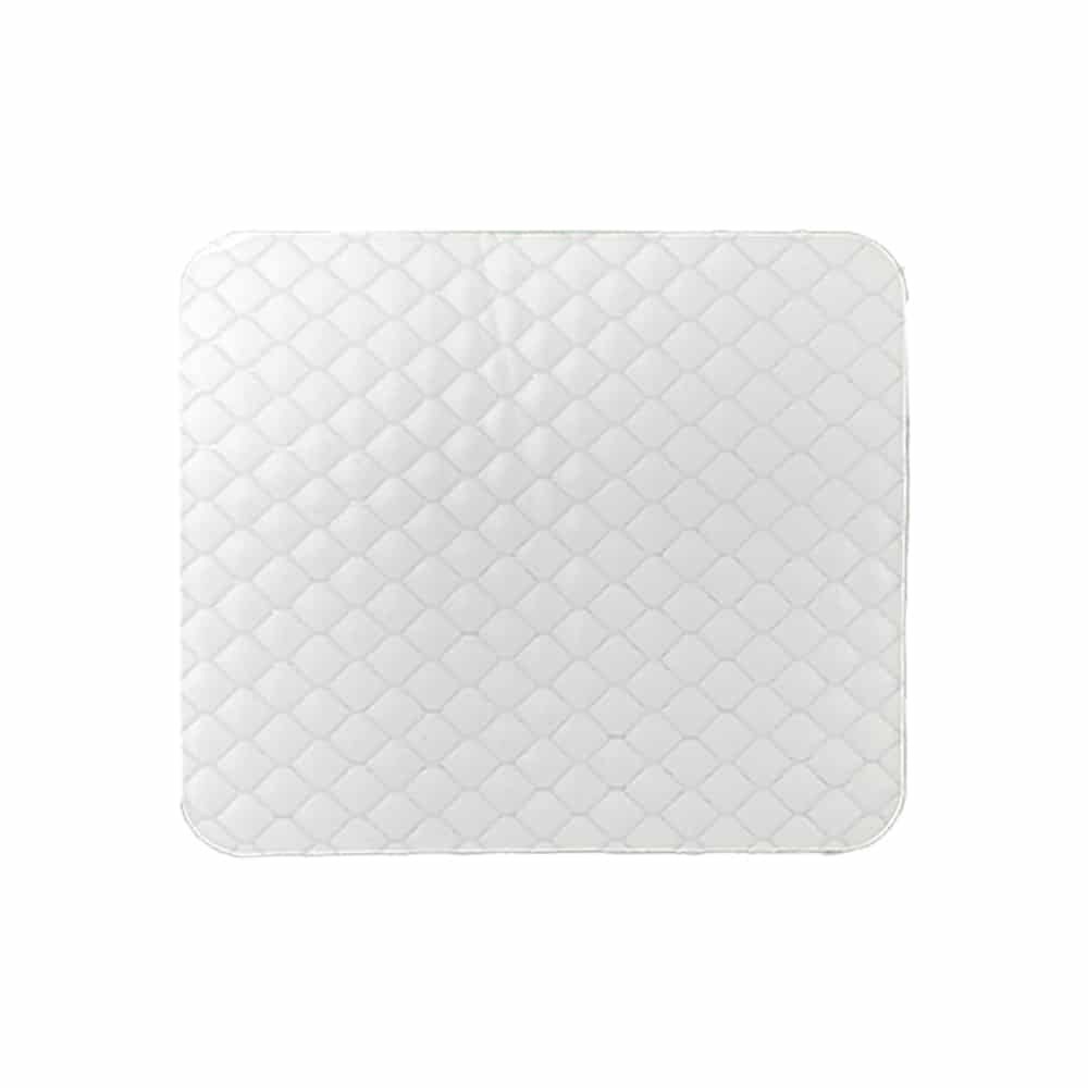 Autocollant réfléchissant blanc aux bords arrondis avec motif quadrillé en losanges sur fond blanc
