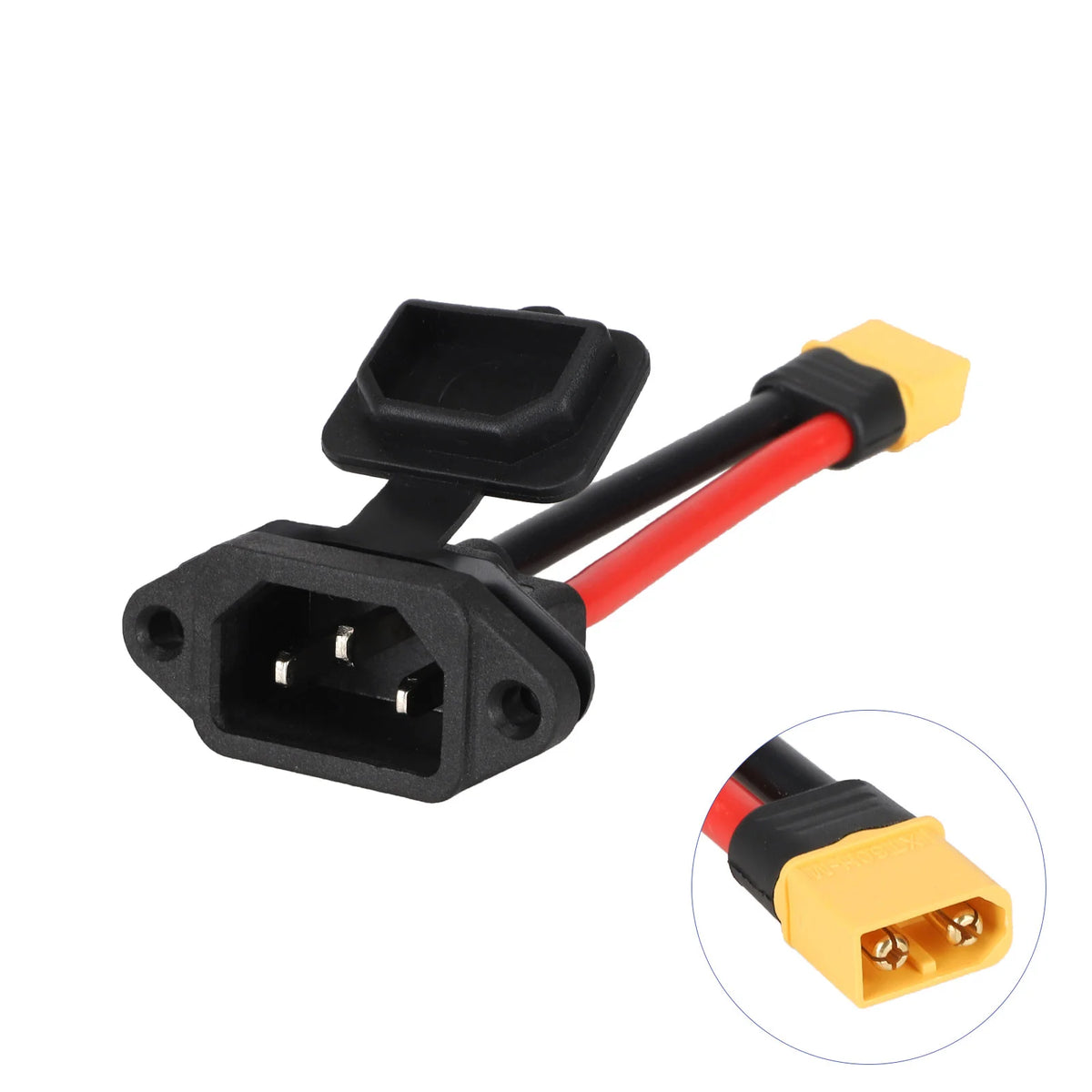 Câble adaptateur de port de charge C14 3 broches vers connecteur XT60 mâle
