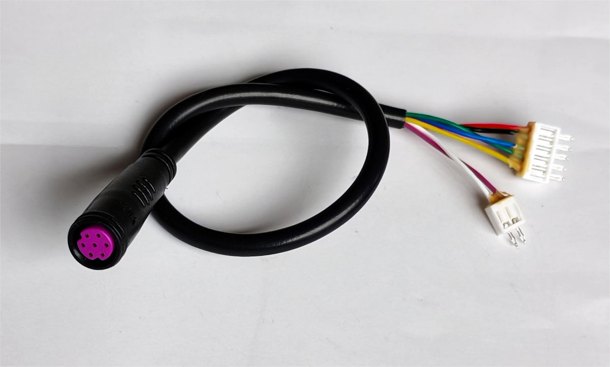 Câble connecteur femelle étanche à 7 broches pour trottinette électrique Dualtron Togo