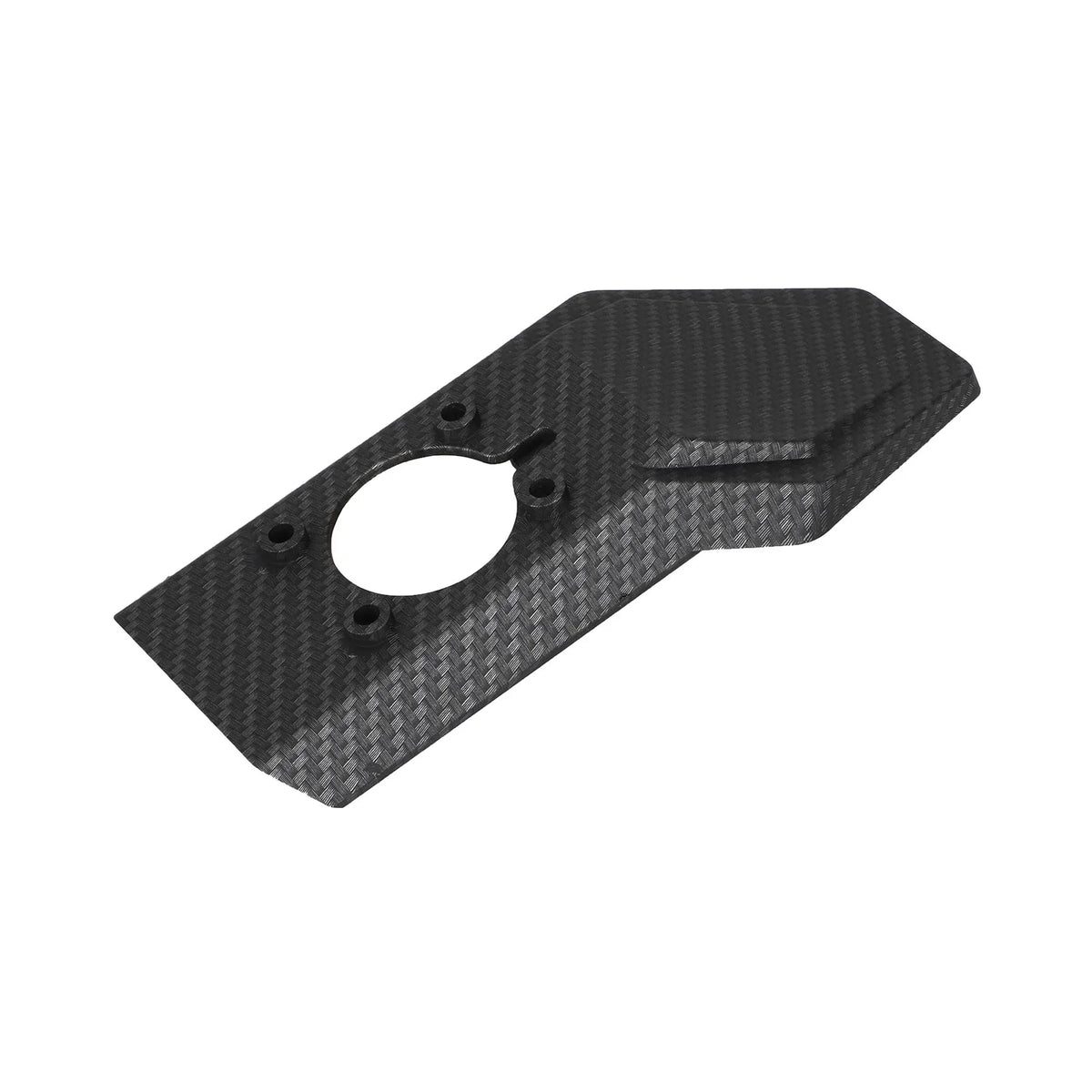 Garde-boue avant noir effet carbone pour trottinette électrique