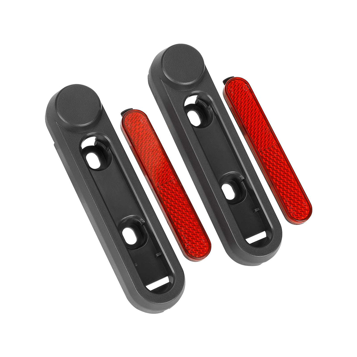 Caches Décoratifs avec Réflecteurs Rouges, vue 3