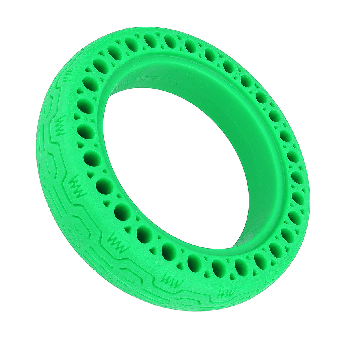 Pneu Plein Alvéolé Anti-Crevaison 8,5 Pouces (8 1/2x2) Vert