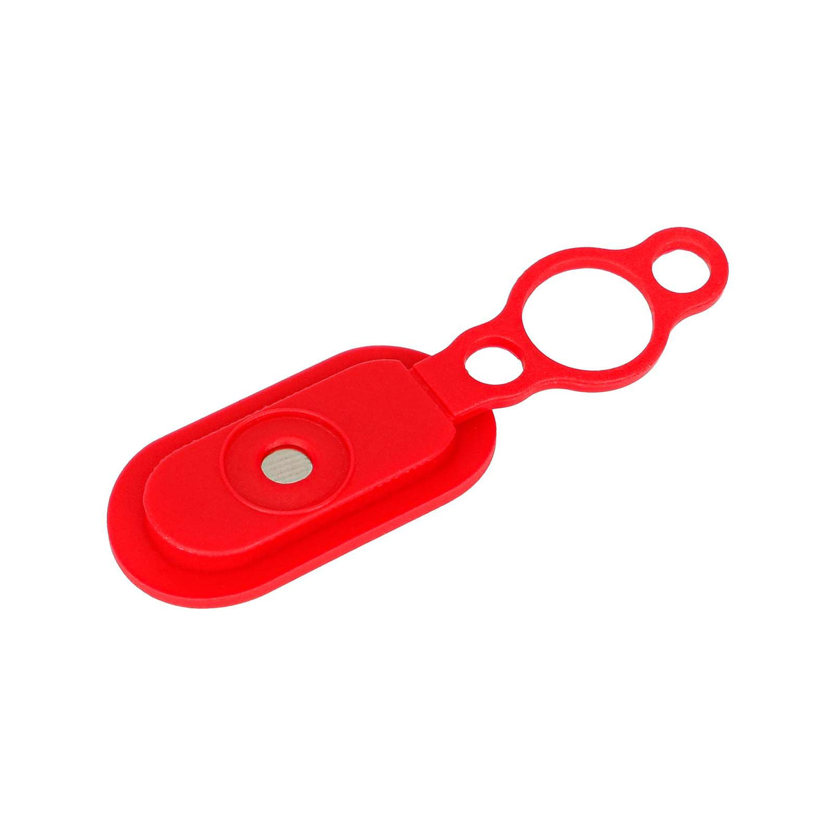 Bouchon magnétique rouge pour port de charge de trottinette électrique