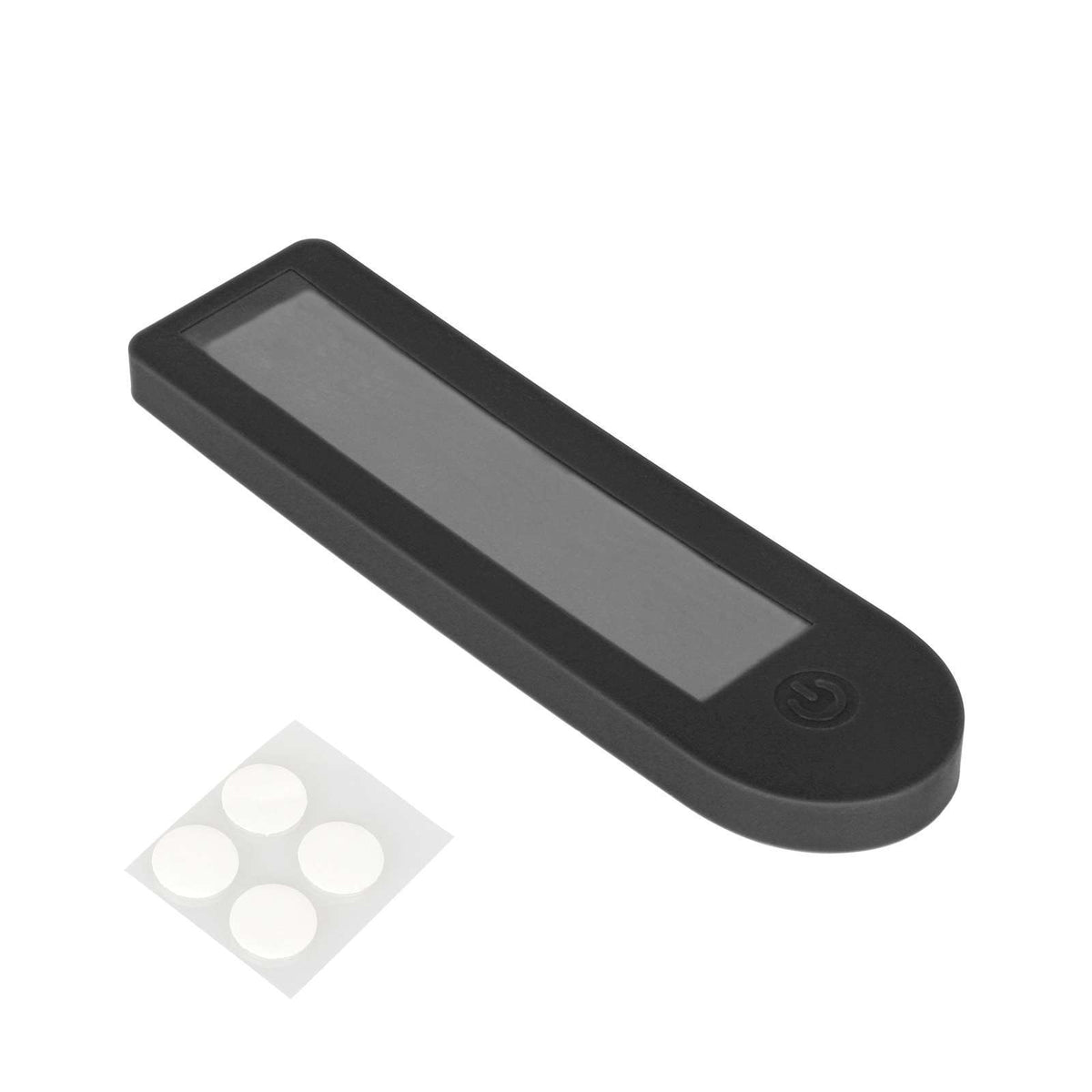 Protection en silicone noir pour écran d'afficheur de trottinette électrique avec pastilles adhésives