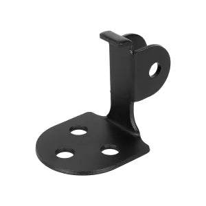 Plaque de fixation métallique noire pour amortisseur arrière de trottinette électrique
