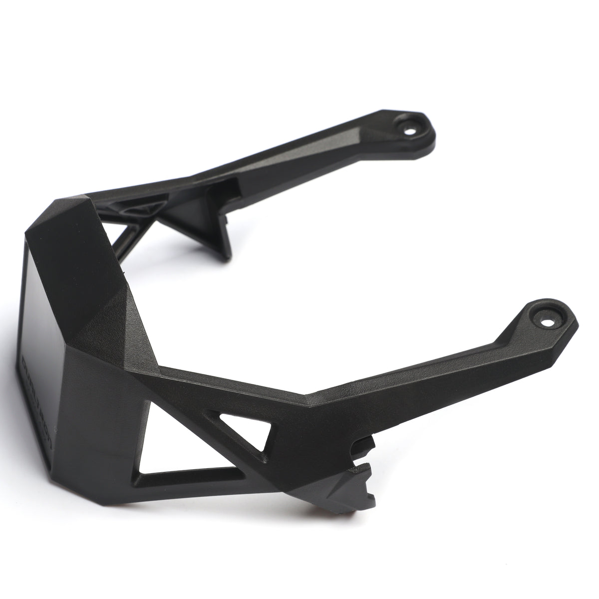 Support de plaque d'immatriculation noir pour trottinette électrique Dualtron Sonic N sur fond blanc